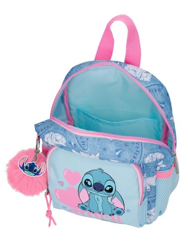MOCHILA 24CM. STITCH HEARTS
